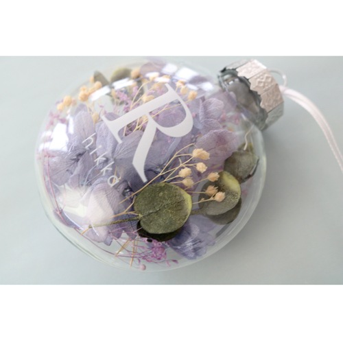 hikkaDECOグローブ イニシャルR