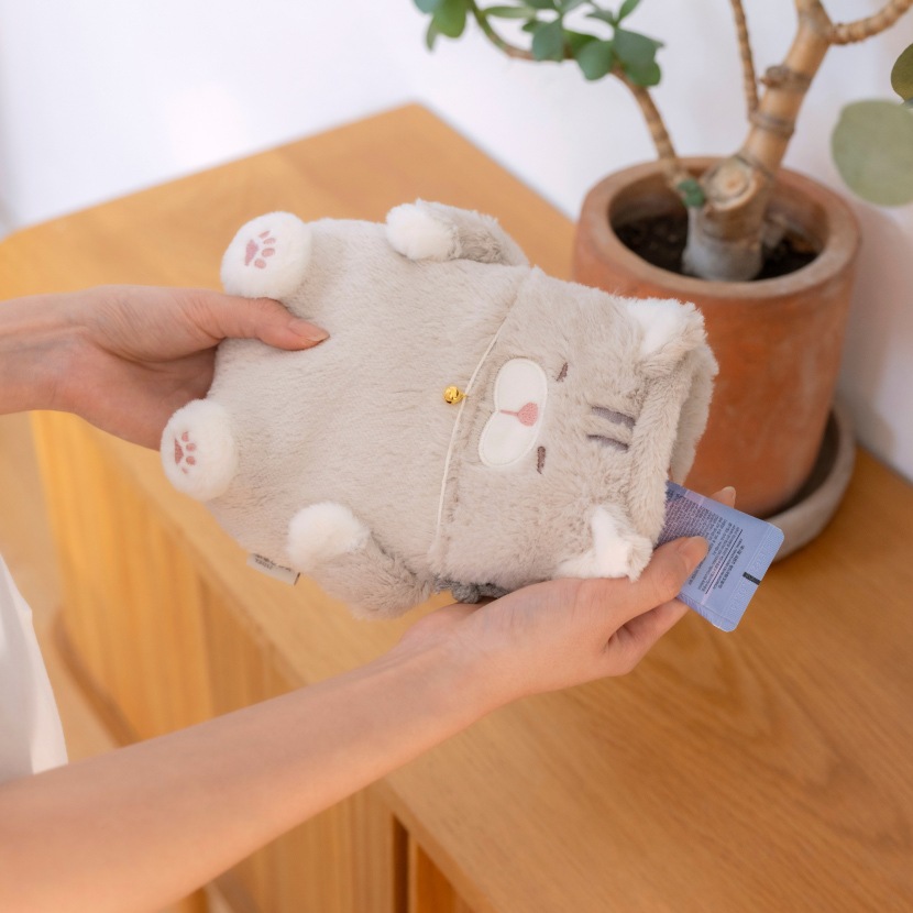 ねこ肯定感 巾着 かつお | ハンプティーダンプティー公式通販| 雑貨