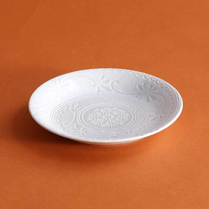 【4/5までポイント10倍】白雪花三島6.5深皿