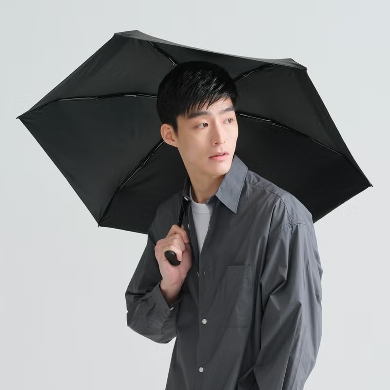 go-koh（ゴコウ）遮光スーパーコンパクト 晴雨兼用折りたたみ傘 BK