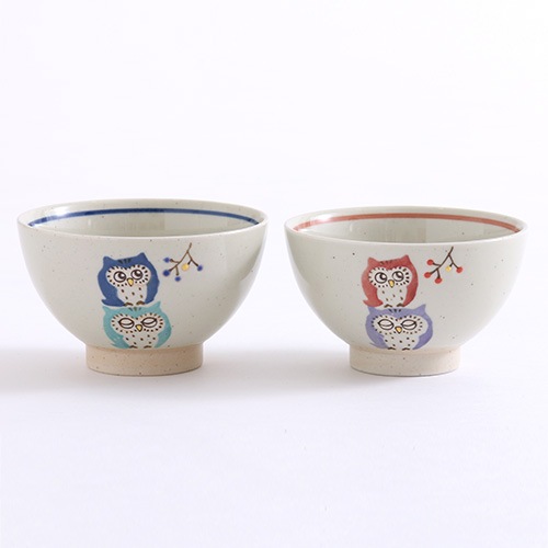 ふくろう 茶碗