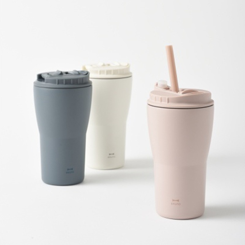 BRUNO（ブルーノ）2WAYストロータンブラーＭ　ＢＧＹ