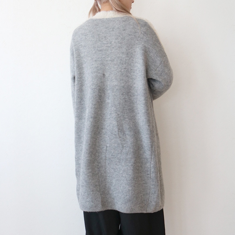 OHGA シャギーコーディガン　ホワイト 新品未使用タグ付き OHGA オーガ シャギーコーディガン ホワイト