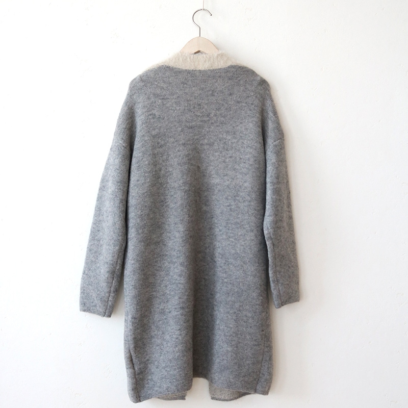 シャギーバイカラーコーディガン | ハンプティーダンプティー公式通販