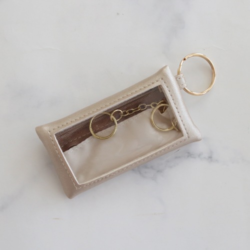 【3月上旬お届け】メタリック　キーポーチ　ＧＫＰ００１４　ＧＤ