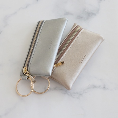 【3月上旬お届け】メタリック　キーポーチ　ＧＫＰ００１４　ＧＤ