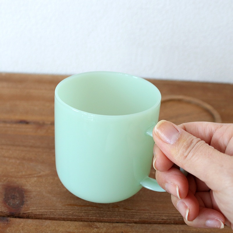 mou 耐熱ミルクガラス300ml GR