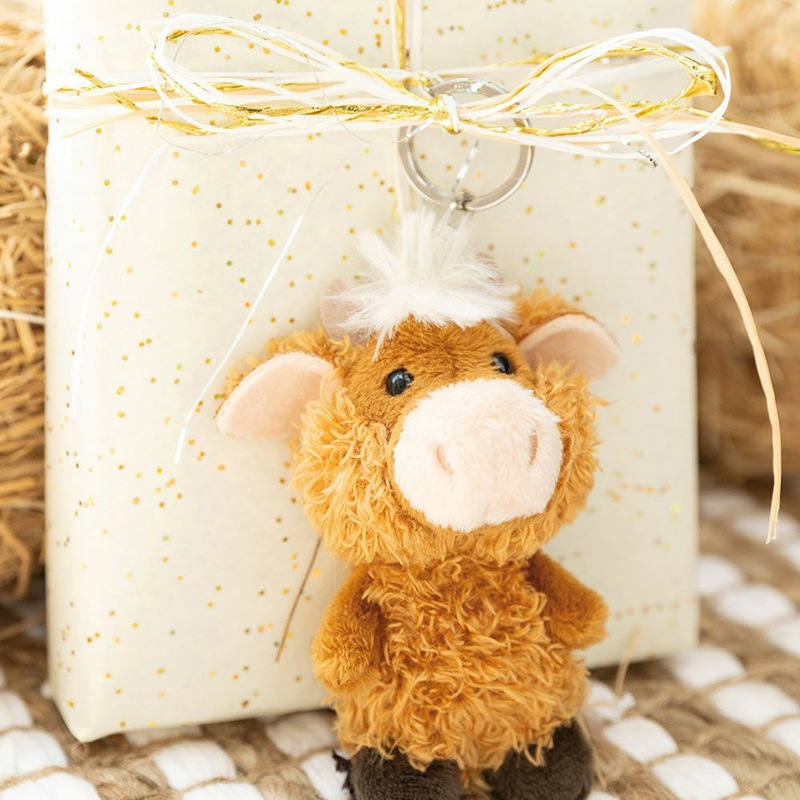 NICI　キーホルダー　ウシ　マクモーレー　１０ｃｍ