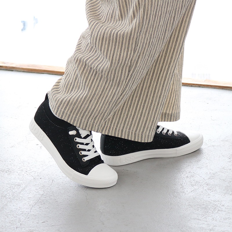 GENUINスニーカー BKラメ|BouJeloud(ブージュルード)