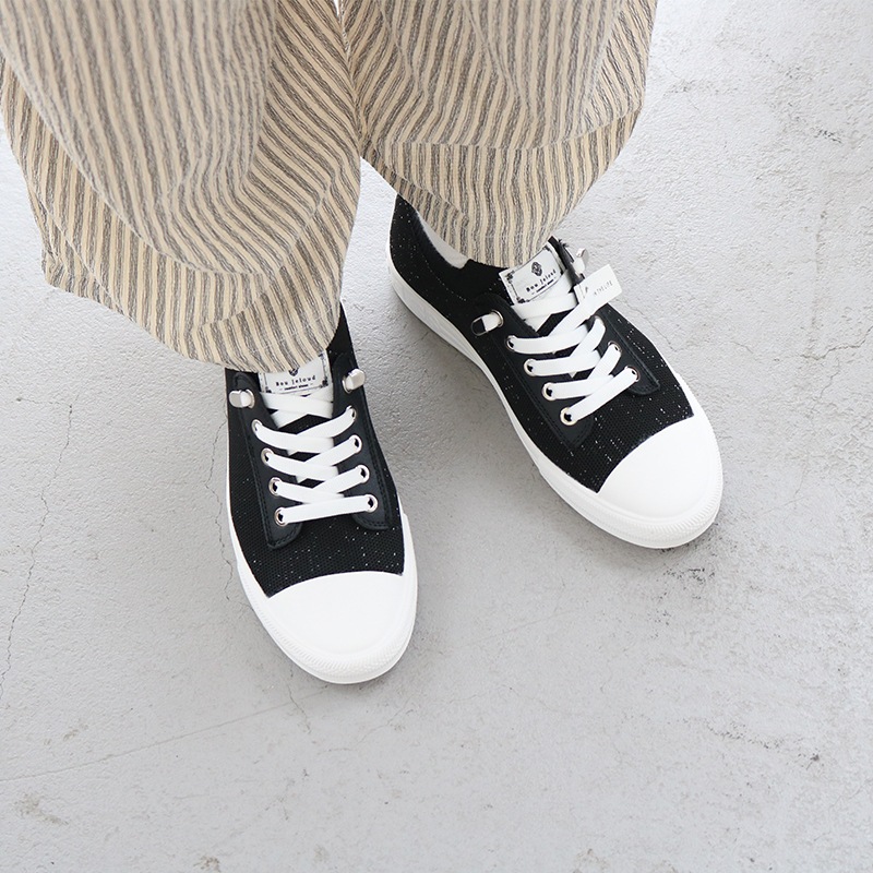 GENUINスニーカー BKラメ|BouJeloud(ブージュルード)