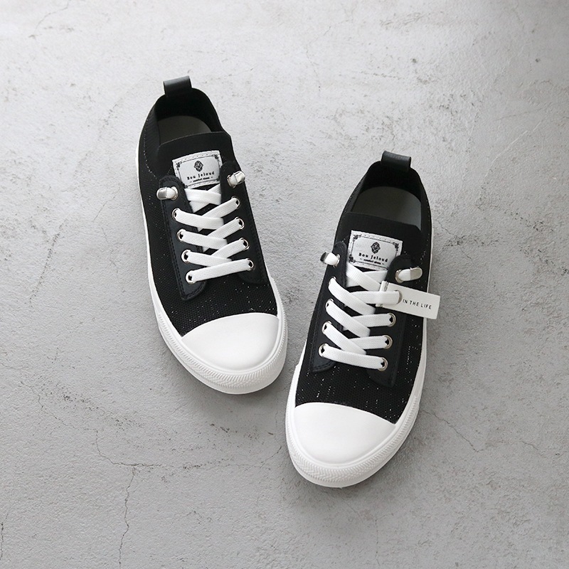 GENUINスニーカー BKラメ|BouJeloud(ブージュルード)