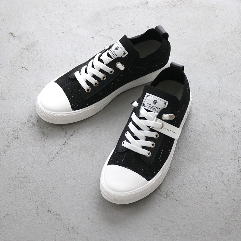 GENUINスニーカー BKラメ|BouJeloud(ブージュルード)