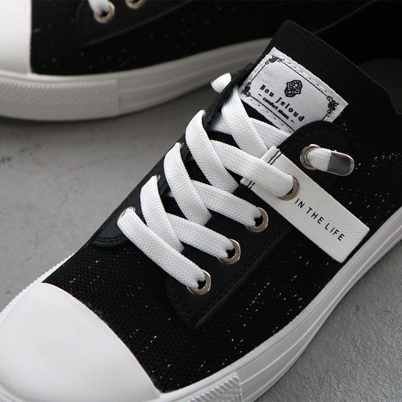 GENUINスニーカー BKラメ|BouJeloud(ブージュルード)