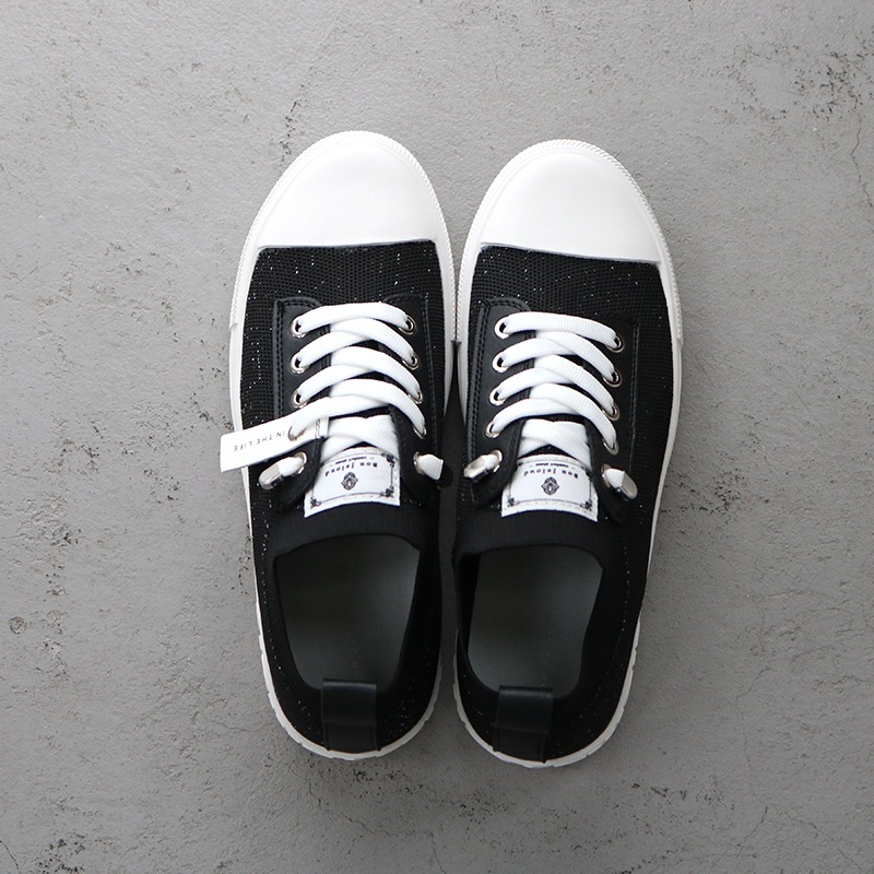 GENUINスニーカー BKラメ|BouJeloud(ブージュルード)