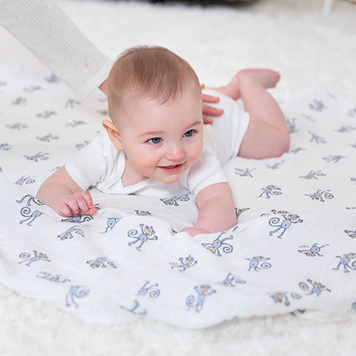 スワドル モスリン4枚入り ジャングルジャム|エイデン&アネイ aden+anais