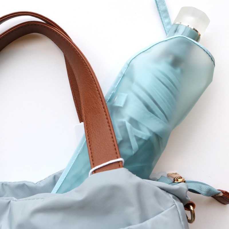 雨傘（折りたたみ傘） クリアアンブレラ パウダリーフローラミニ