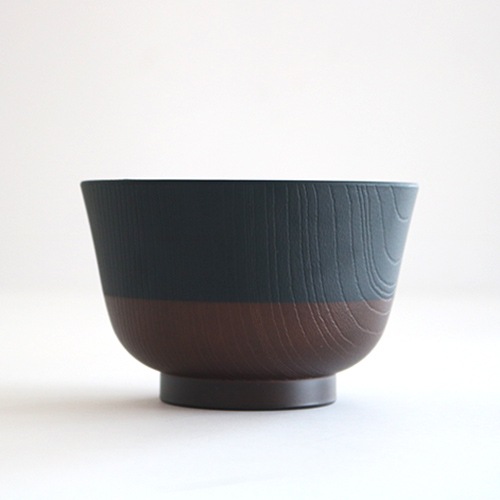 【3月上旬お届け】日本伝統色 塗分汁椀 漆黒