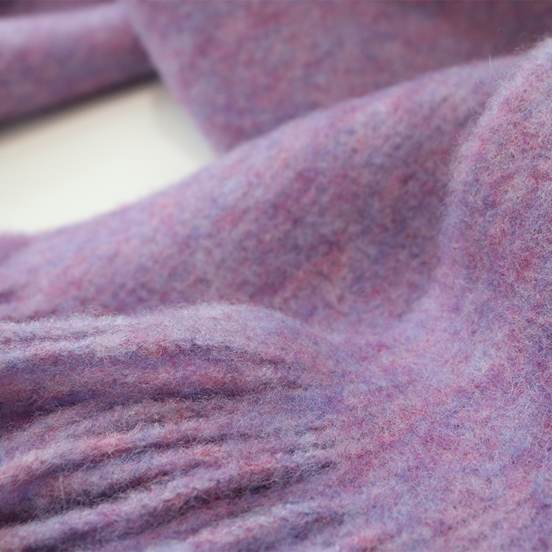 メランジモヘアマフラー LAV