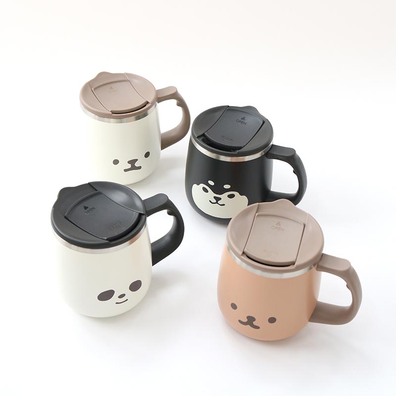 ル*ワ様 トイマシーン03 金属カップ改メンテ済み 使い込まれた逸品 ムームー ステンレスサーモマグカップ くろまめしば_t | ハンプティー