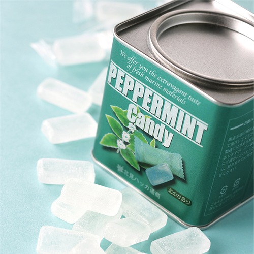 北見ハッカ ハッカ飴（メントール増量）缶 | ハンプティーダンプティー