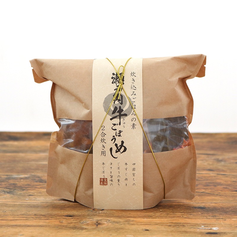 瀬戸内　牛ごぼうめし 2合用｜炊き込みごはんの素