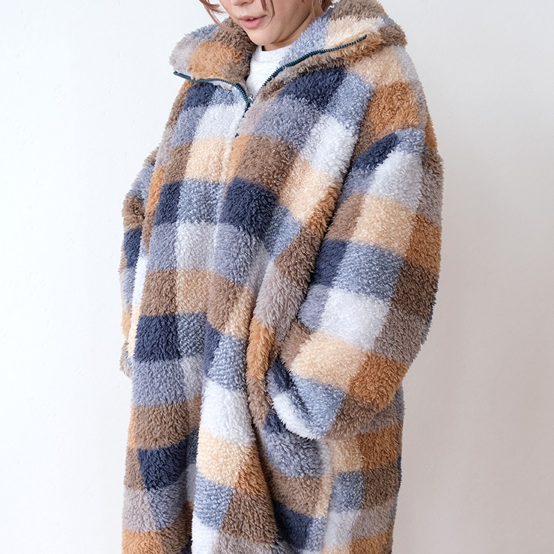 MDO 着るポンチョブランケット ZIPタイプ NV