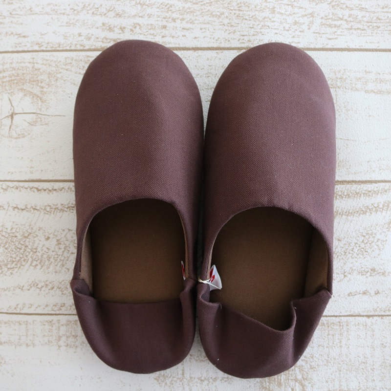 かほく バブーシュスリッパ 22-24cm（Mサイズ）ブラウン