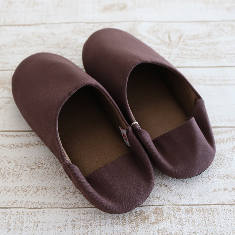 かほく バブーシュスリッパ 22-24cm（Mサイズ）ブラウン