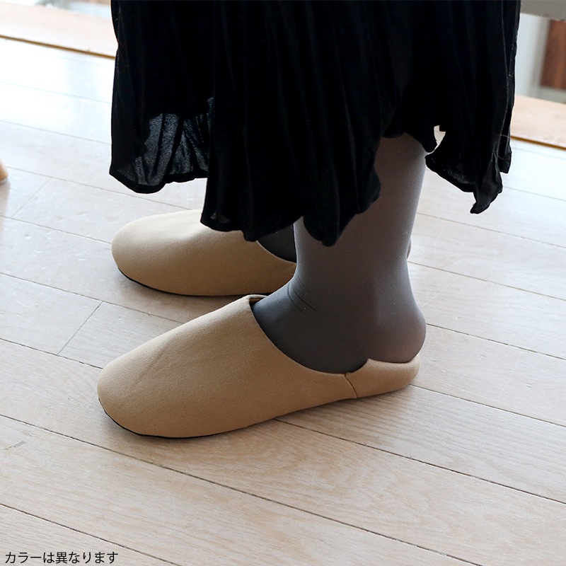 かほく バブーシュスリッパ 22-24cm（Mサイズ）ブラウン