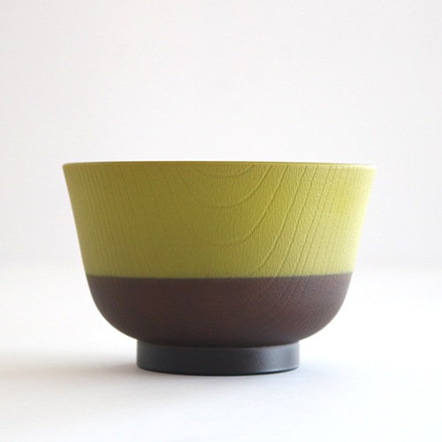 日本伝統色 塗分汁椀 若葉色