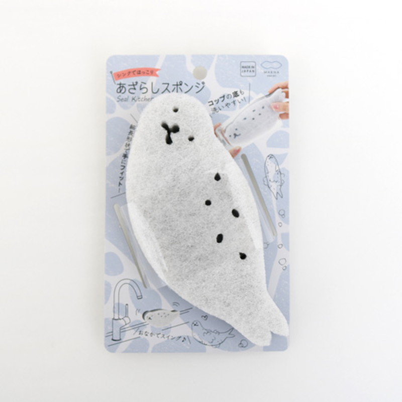 【3月上旬お届け】あざらしスポンジ ホワイト