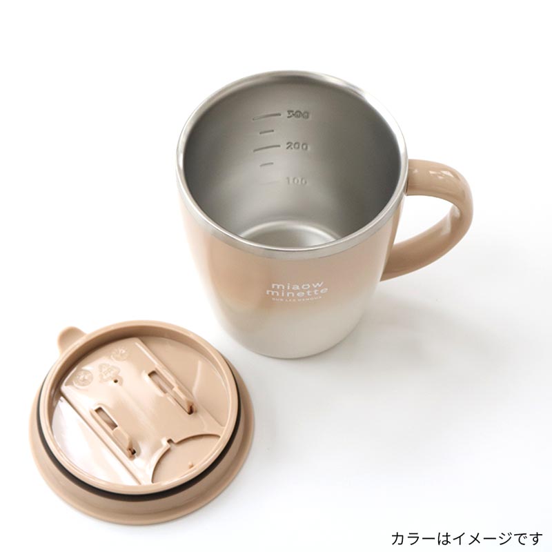 にゃお 目錘付きステンレスサーモマグカップ W | ハンプティーダンプ
