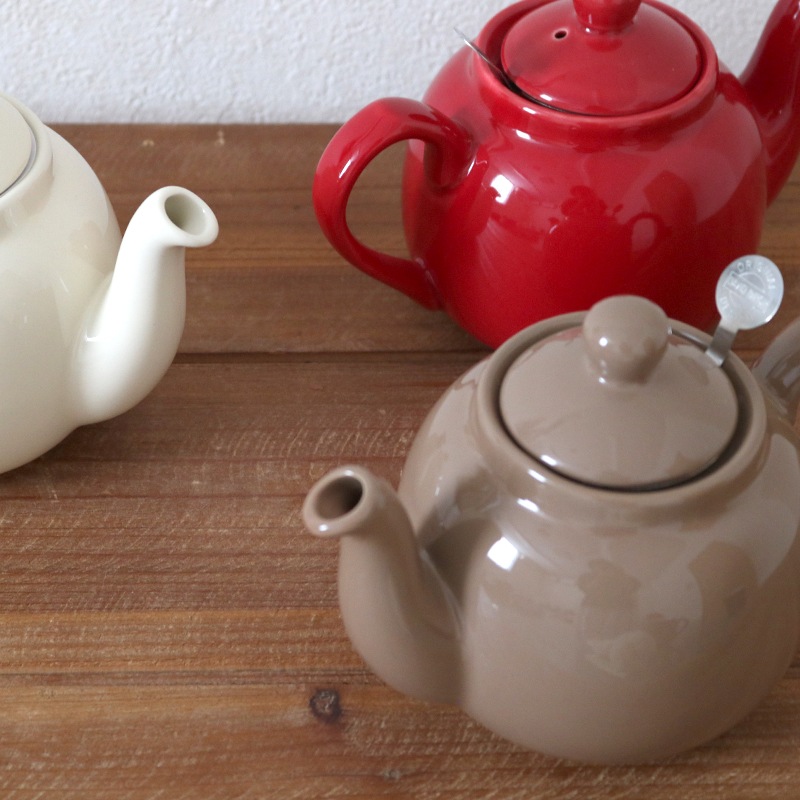 ロンドンポタリー ファームハウス ティーポット 2cup トープ