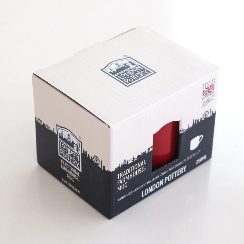 【4/5までポイント10倍】ロンドンポタリー ファームハウス マグカップ RD