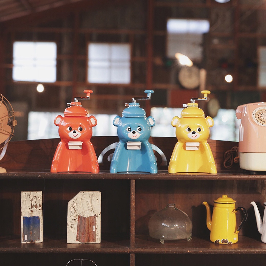 ◇氷削り器きょろちゃん ブルー | ハンプティーダンプティー公式通販