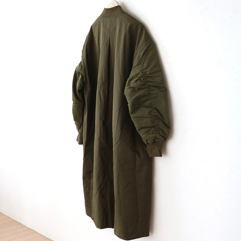 MA-1ロング裏地配色コート