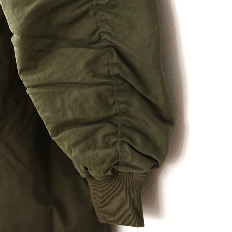 MA-1ロング裏地配色コート