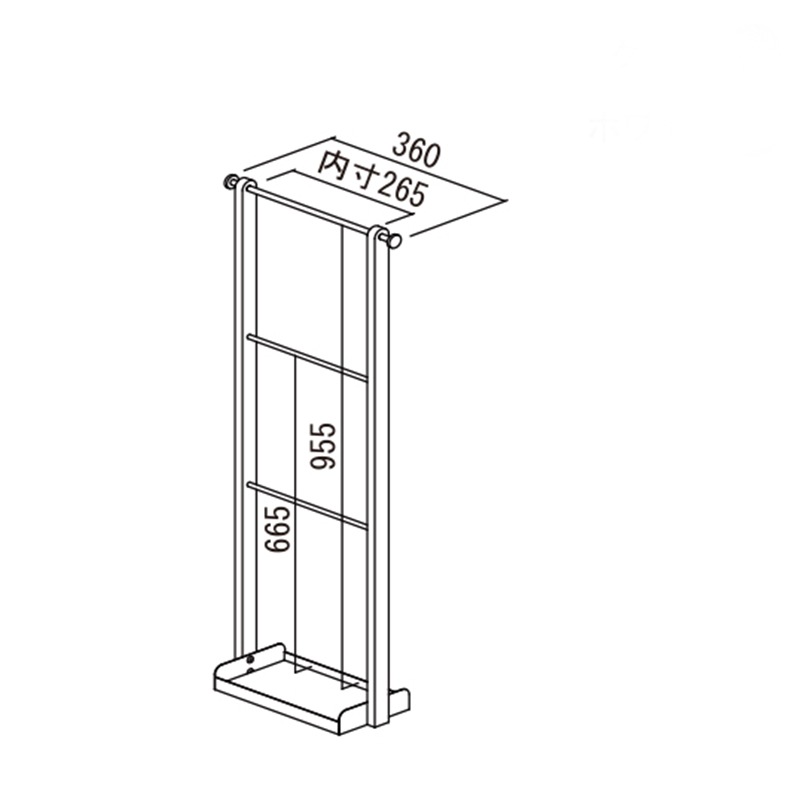 Mash（マッシュ）リヴ アンブレラハンガーWH