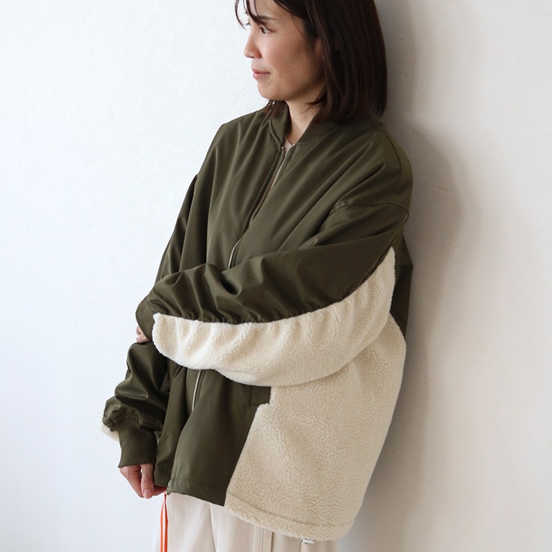 ボア切替MA-1ジャケット