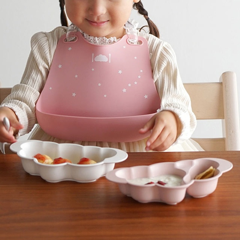 10mois（ディモア） シリコンビブ フレンチバニラ