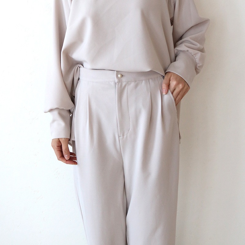 カットジョーゼットパンツ BE