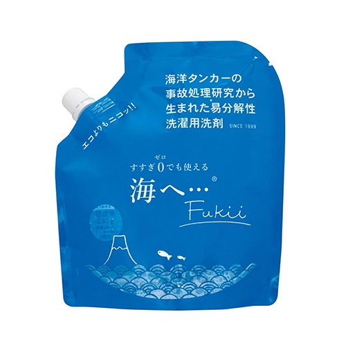洗濯洗剤 海ヘFukii 詰替パック380g