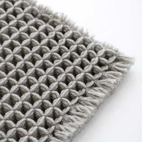 瞬乾ワッフルバスマットS GY