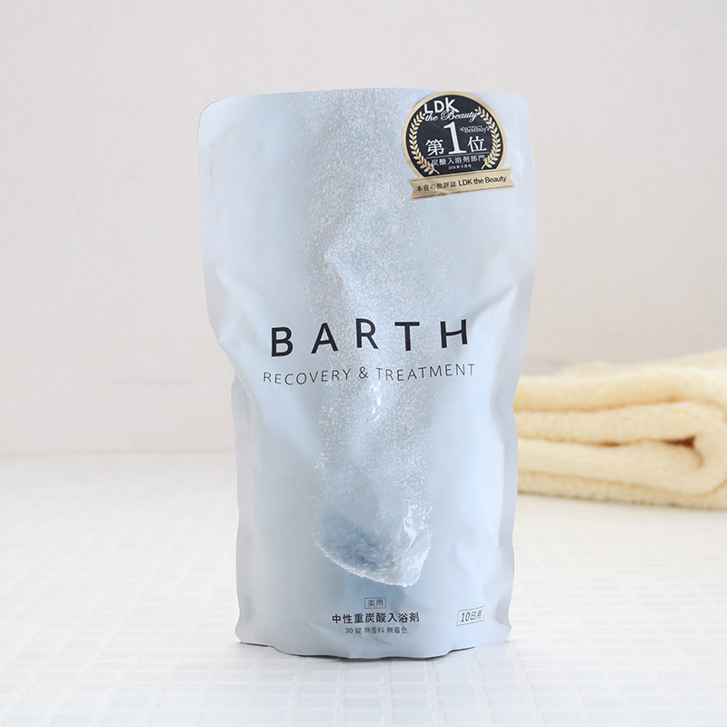 薬用BARTH（バース）中性重炭酸入浴剤　３０錠