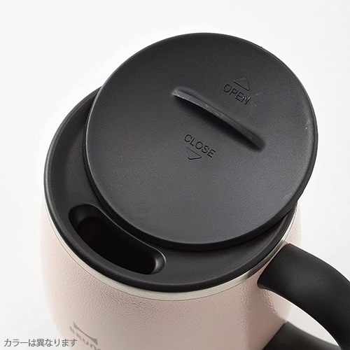 BRUNO 蓋付きステンレスマグ ショート BHK262-GRG