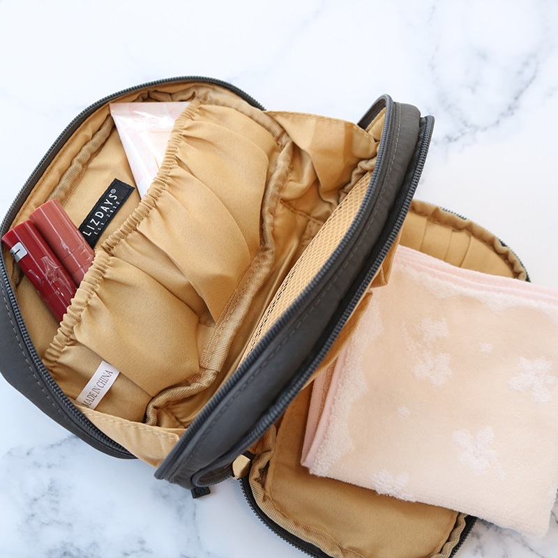 ２層メイクポーチ ＢＫ