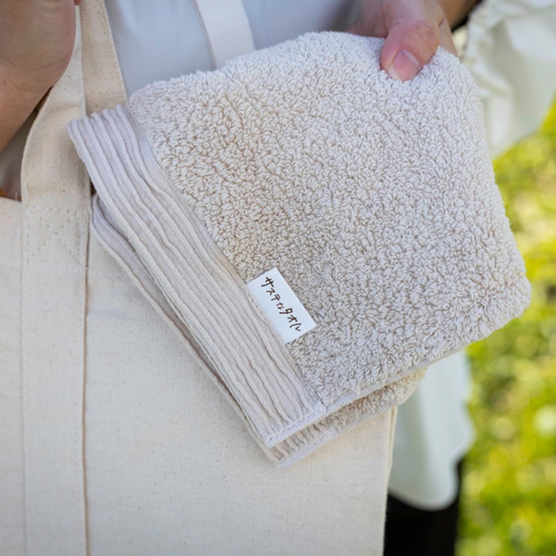 【4/5までポイント10倍】サステなタオル in bag ベージュ