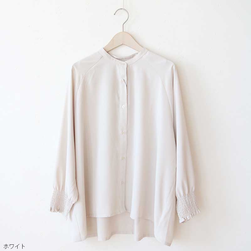 シャーリングブラウス