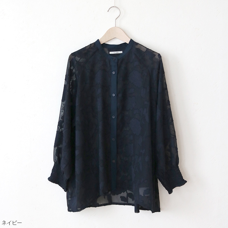 シャーリングブラウス