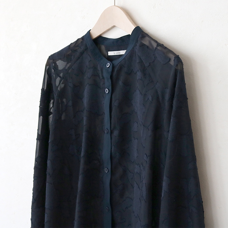 シャーリングブラウス